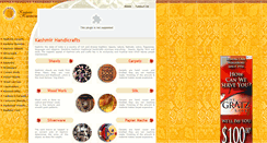 Desktop Screenshot of kashmir-handicrafts.com